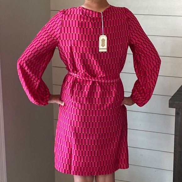 🌸SOLD🌸MUDPIE Corrine Dress / Tunic Cranberry M - Picture 9 of 10